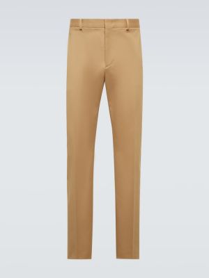 Pantalon droit en coton Valentino beige