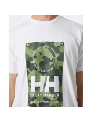 Camisa de algodón Helly Hansen blanco