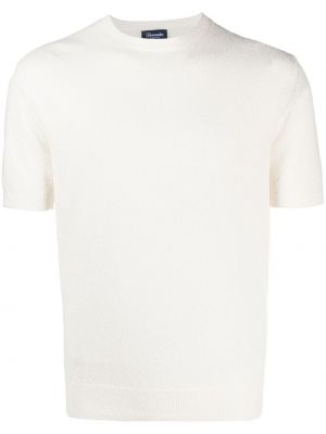 Pull col rond Drumohr blanc