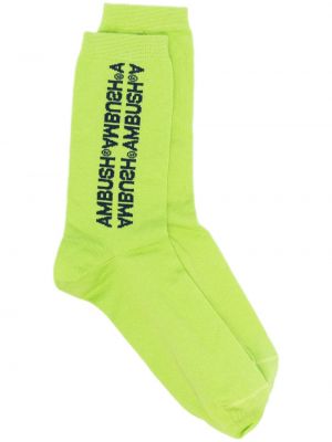 Памучни чорапи Ambush зелено