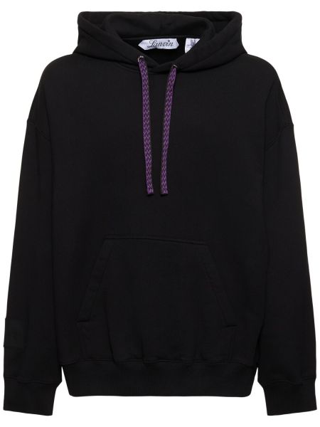 Fleece hoodie Lanvin schwarz