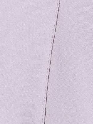 Robe longue en soie Roland Mouret violet