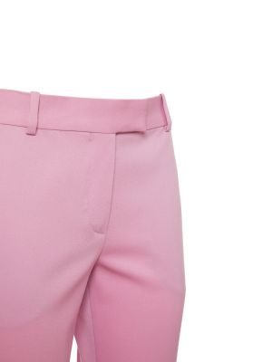 Vlněné kalhoty The Attico růžové