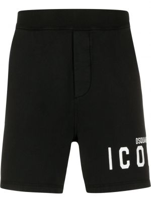 Pantalones cortos deportivos Dsquared2 negro