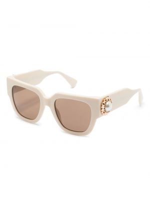 Okulary przeciwsłoneczne Moschino Eyewear białe