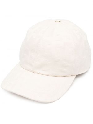 Cappello con visiera Gcds bianco