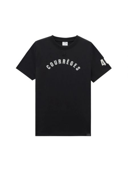 T-shirt Courreges schwarz