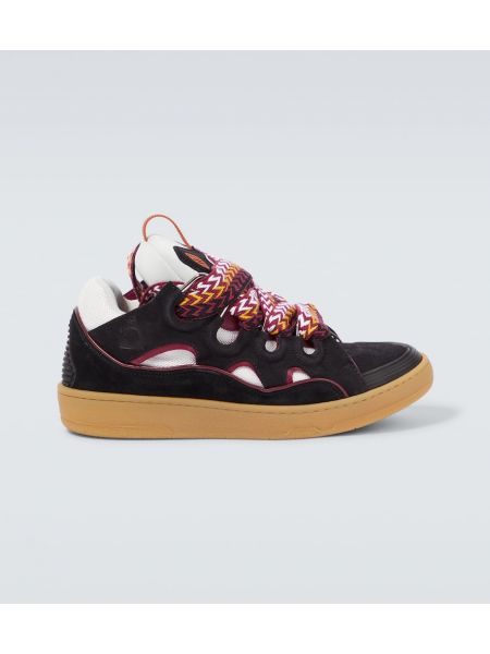 Mocka sneakers Lanvin svart