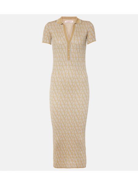 Jacquard dress Valentino gull