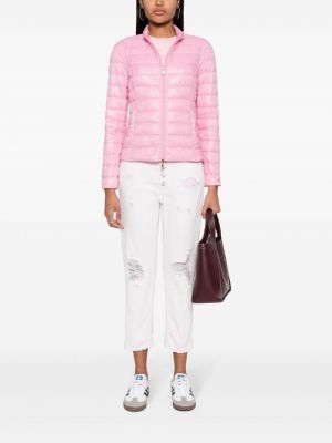 Dūnu jaka ar apdruku Patrizia Pepe rozā