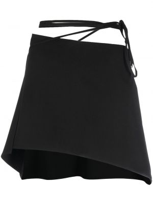 Ασύμμετρη φούστα mini The Attico μαύρο