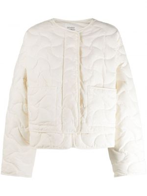 Prošivena pernata jakna Studio Tomboy bijela