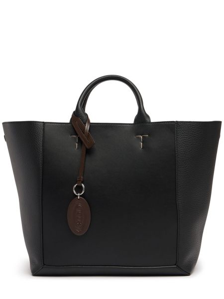 Lær shoppingbag Tod's