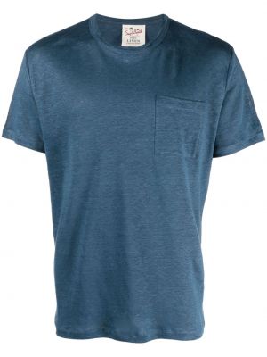 T-shirt a maniche corte Mc2 Saint Barth blu