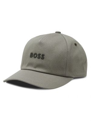 Cappello con visiera Boss verde