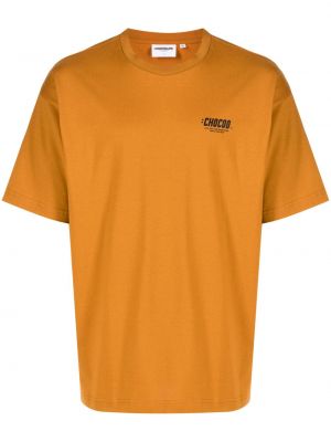 T-shirt con stampa Chocoolate marrone