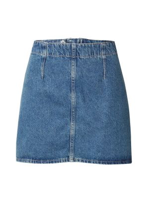 Džínsová sukňa Calvin Klein Jeans modrá