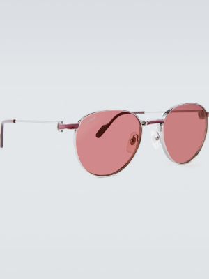 Okulary przeciwsłoneczne Cartier Eyewear Collection czerwone