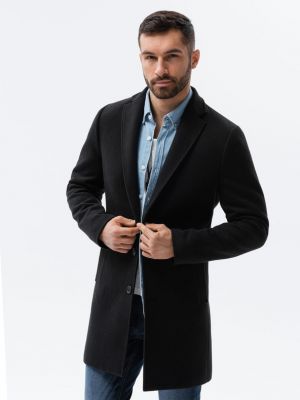Płaszcz Ombre Clothing czarny
