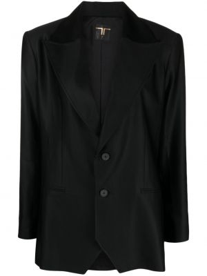 Svilen blazer Atu Body Couture črna