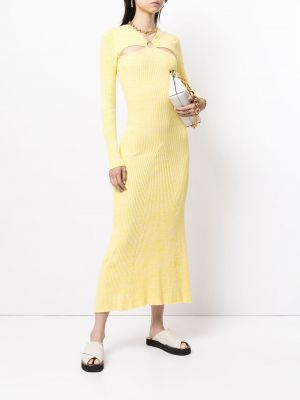 Vestido de punto Anna Quan amarillo