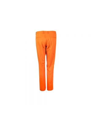 Pantalones chinos de algodón Lardini naranja
