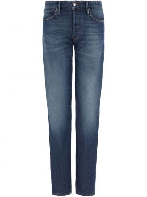 Jeans skinny a vita bassa slim fit Emporio Armani blu