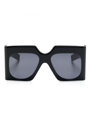 Oversized sluneční brýle Jacques Marie Mage černé