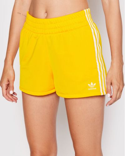 Pantaloni scurți de sport Adidas galben
