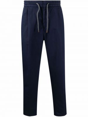 Pantaloni Brunello Cucinelli albastru