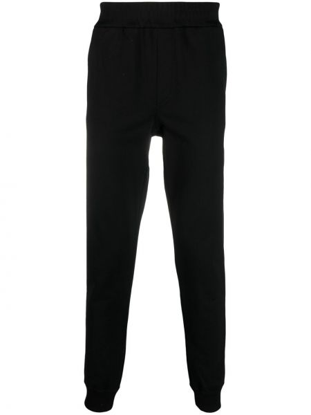 Pantalones de chándal con bordado Versace negro
