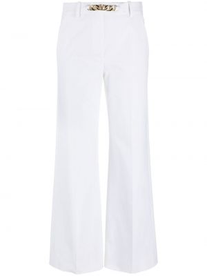 Kalhoty relaxed fit Valentino bílé