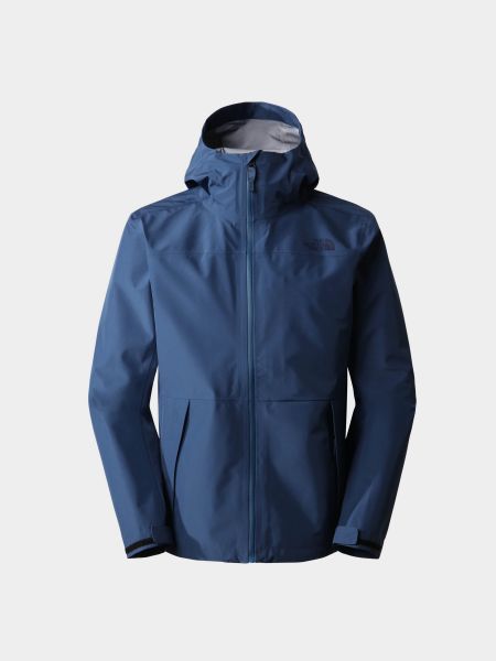 Синяя нейлоновая демисезонная куртка The North Face