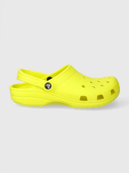 Żółte klapki Crocs