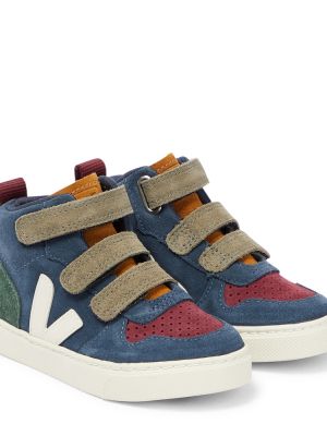 Semsket skinn sneakers for gutter Veja Kids