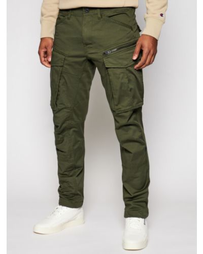 Pantaloni cu stele G-star Raw verde