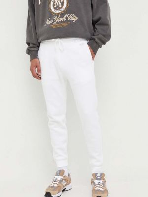 Sportovní kalhoty Hollister Co. bílé