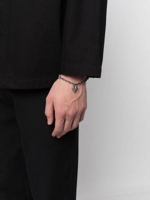 Bracelet de motif coeur Emanuele Bicocchi argenté