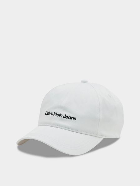 Біла кепка Calvin Klein