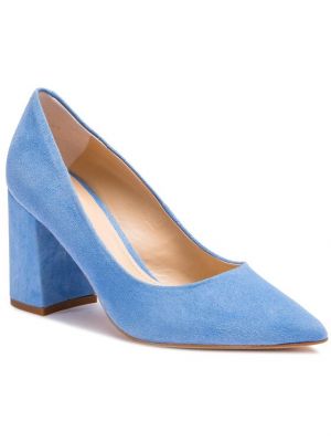 Ilgaauliai batai Solo Femme mėlyna