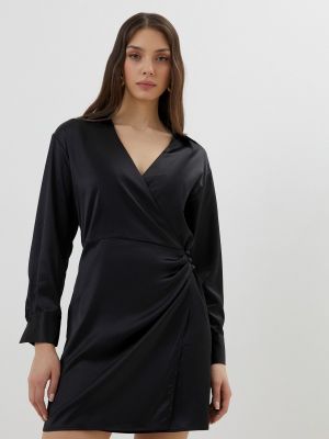 Платье на запах W.sharvel черное
