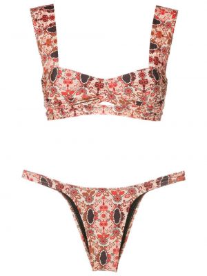 Geblümt bikini mit print Amir Slama