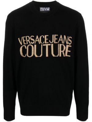 Puloverel Versace Jeans Couture negru
