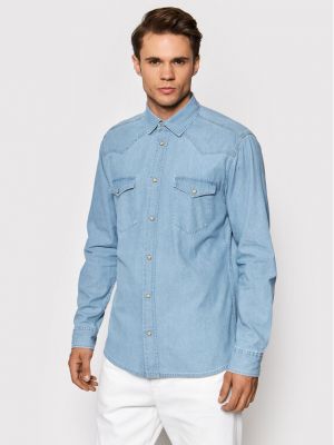 Koszula jeansowa Only & Sons, niebieski