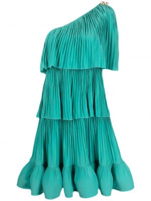 Коктейлна рокля без ръкави Lanvin зелено