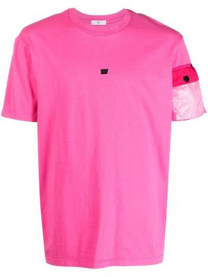 Тениска с джобове Pmd розово