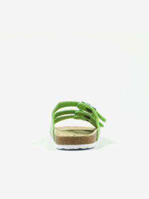 Kvetinové domáce papuče Richter zelená