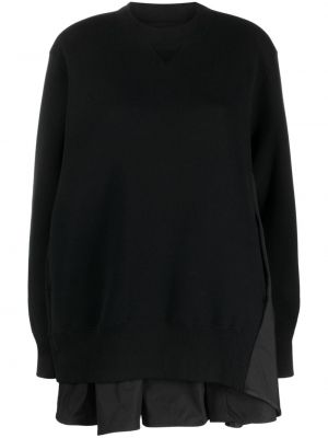 Sweatshirt aus baumwoll Sacai schwarz