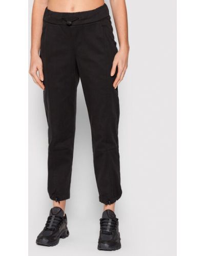 Outhorn Pantaloni din material SPDC601 Negru Regular Fit