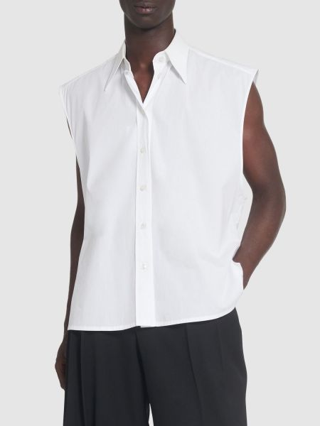 Αμάνικο πουκάμισο Dolce & Gabbana λευκό